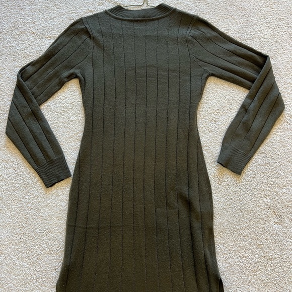 ARMY GREEN DRESS - Picture 3 of 6